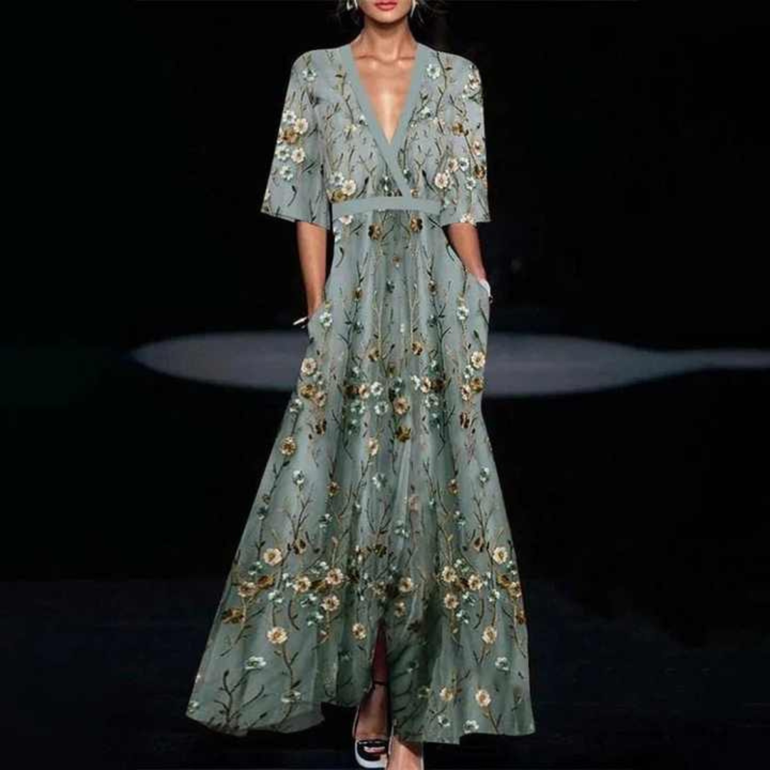 MARISA™ | Elegant Floral Dress